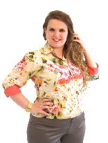 Camisa estampa floral